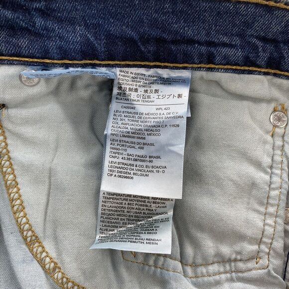 Levi's 541 Athletic Taper Jeans Men 46x28 Blue Stretch Big & Tall American Denim - Picture 6 of 14